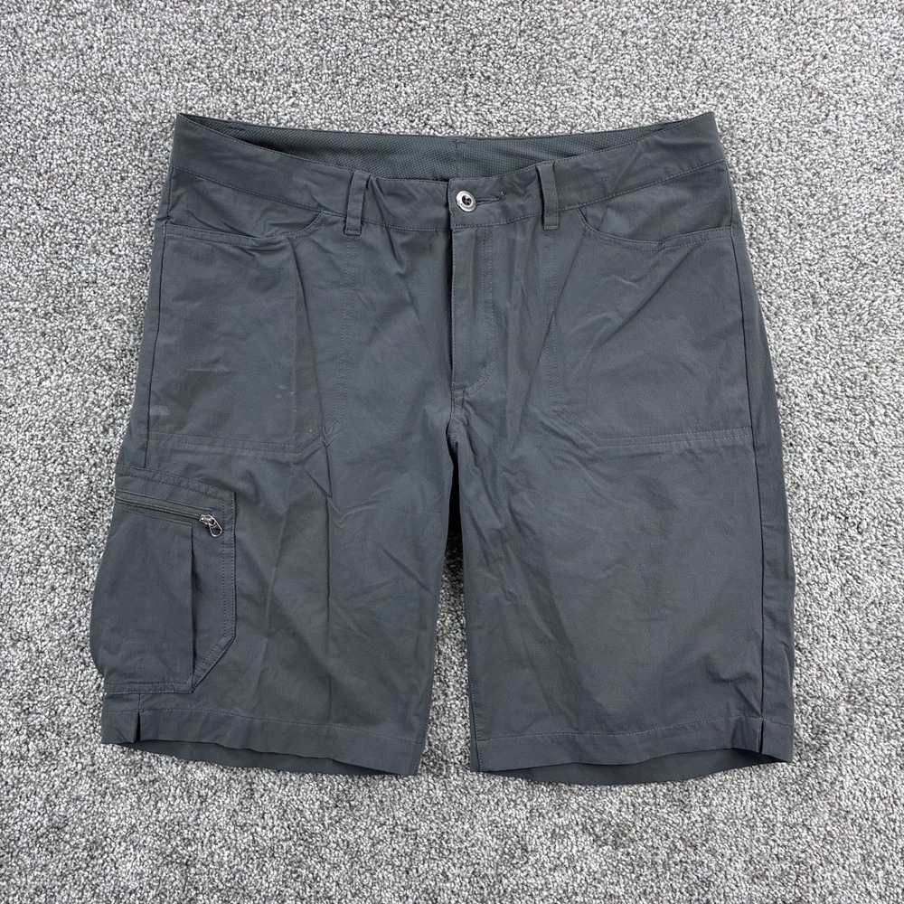 Patagonia Tribune Cargo Shorts Women's 10 Gray Hiking Travel Lightweight Stretch